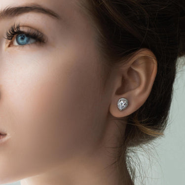 Silver Drop Earrings - Sterling Silver Earrings For Women - Silver Stud Earrings Earrings Brother & Sisters